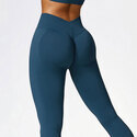 High Waist Yoga Pants mit V Back Workout Leggings
