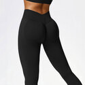 High Waist Yoga Pants mit V Back Workout Leggings