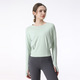 locker sitzendes langärmeliges Yoga Shirt Damen Sports Top