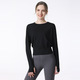 locker sitzendes langärmeliges Yoga Shirt Damen Sports Top