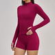 2 Piece Yoga langärmeliger Suit für Damen mit Cycling Shorts