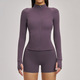 2 Piece Yoga langärmeliger Suit für Damen mit Cycling Shorts