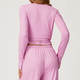 women's Strappy Long Sleeve Yoga Shirt Activewear Jacket