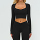 langärmeliges Yoga Top für Damen Quick Dry Running Fitness Wear