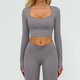 langärmeliges Yoga Top für Damen Quick Dry Running Fitness Wear