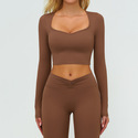 langärmeliges Yoga Top für Damen Quick Dry Running Fitness Wear