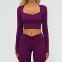 langärmeliges Yoga Top für Damen Quick Dry Running Fitness Wear