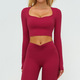 langärmeliges Yoga Top für Damen Quick Dry Running Fitness Wear