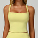 women's Push Up Crop Top Sports Bra – Breathable Yoga Tank Top