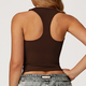solid Color Push Up Sports Bra Tank Top For Women