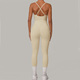 women’S Tracksuit Sleeveless Jumpsuit Backless Yoga Set Gym Workout Bodysuit Sportswear Romper