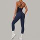 women’S Tracksuit Sleeveless Jumpsuit Backless Yoga Set Gym Workout Bodysuit Sportswear Romper