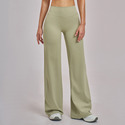 Hohe Taille Ausgestellte Yoga Hosen für Damen Laufen Fitness