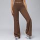 Hohe Taille Ausgestellte Yoga Hosen für Damen Laufen Fitness