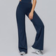 Hohe Taille Ausgestellte Yoga Hosen für Damen Laufen Fitness