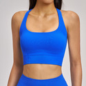 seamless Fitness Yoga Crop Top Women Shockproof Workout Vest