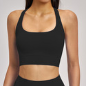 seamless Fitness Yoga Crop Top Women Shockproof Workout Vest