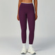 Hohe Taille Einfarbige Yoga Leggings - Push Up Butt Gym Workout Hosen