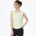 women's Scrunch Tank Top With Removable Cups For Yoga Workout