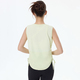Damen Scrunch Tank Top mit Herausnehmbaren Cups für Yoga Workout
