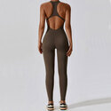 women’S Yoga Jumpsuit Fitness Overalls Gym Workout Set Push-Up Activewear