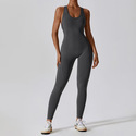 women’S Yoga Jumpsuit Fitness Overalls Gym Workout Set Push-Up Activewear
