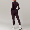 velvet Jumpsuit Fitness Sports Gym Clothing Set Yoga Wear Pilates Workout Clothes For Women Push-Up Activewear
