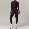 velvet Jumpsuit Fitness Sports Gym Clothing Set Yoga Wear Pilates Workout Clothes For Women Push-Up Activewear