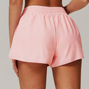 women's High Waist Running Shorts With Lining Quick-Dry Yoga Fitness Shorts