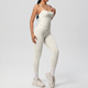 Damen Yoga Tracksuit Set mit Ärmellosem Sport Vest