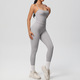 Damen Yoga Tracksuit Set mit Ärmellosem Sport Vest