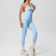 Damen Yoga Tracksuit Set mit Ärmellosem Sport Vest