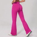 high Waisted Flared Yoga Pants Wide Leg Bell Bottom Activewear