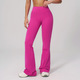 High Waisted Flared Yoga Pants, Wide Leg, Bell Bottom, Activewear