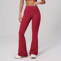 high Waisted Flared Yoga Pants Wide Leg Bell Bottom Activewear