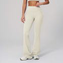 high Waisted Flared Yoga Pants Wide Leg Bell Bottom Activewear