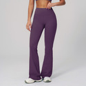 high Waisted Flared Yoga Pants Wide Leg Bell Bottom Activewear
