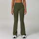 High Waisted Flared Yoga Pants, Wide Leg, Bell Bottom, Activewear