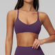 Cross Back Sport BH Schockabsorbierend Fitness Yoga Crop Top