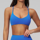 Cross Back Sport BH Schockabsorbierend Fitness Yoga Crop Top