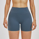 High Waisted Yoga Shorts Einfarbig Cycling Workout Shorts