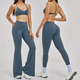 women's 2-Piece Yoga Set Shockproof Fitness Tracksuit