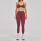 women's 2-Piece Yoga Set Shockproof Fitness Tracksuit