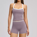 yoga Vest And Running Set With Quick-Dry Gym Tracksuit