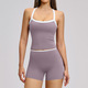 Yoga Vest und Laufset mit schnelltrocknendem Gym Trainingsanzug