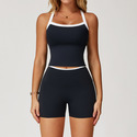 yoga Vest And Running Set With Quick-Dry Gym Tracksuit
