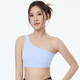 one Shoulder Shockproof Yoga Bra Push Up Fitness Running Bra