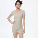 women's Backless Push Up Bodysuit For Gym Workout Yoga Running