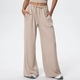 Seitentaschen Wide Leg Pants - lockere lässige Drawstring Fitness Yoga Hose