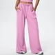 Seitentaschen Wide Leg Pants - lockere lässige Drawstring Fitness Yoga Hose